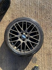 VW GOLF MK5 MK6 1X 18" GOLD ALLOY WHEEL RIM BBS CS002 225 40 18 (1 WHEEL ONLY)