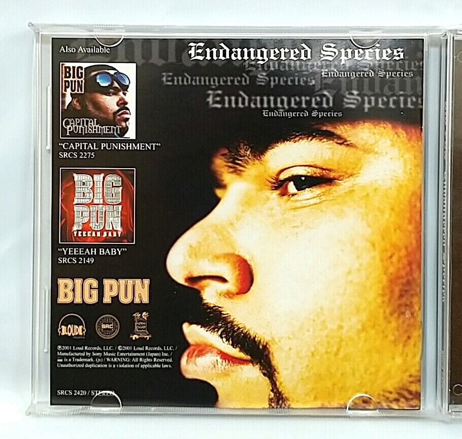 CD) Big Pun – Endangered Species, SRCS 2420, Album, Insert, Rare