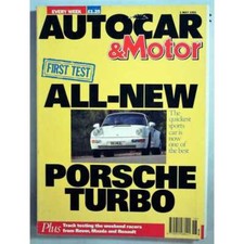 Autocar & Motor Magazine 1 May 1991 mbox2867/a Porsche Tubro