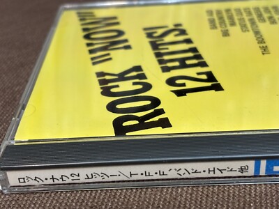 Rock Now 12 Hits! JAPAN CD 32PD-116 FOLD-IN OBI + INSERT Band Aid