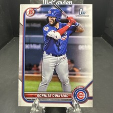 2022 Bowman Prospects Ronnier Quintero #BP-124 Chicago Cubs