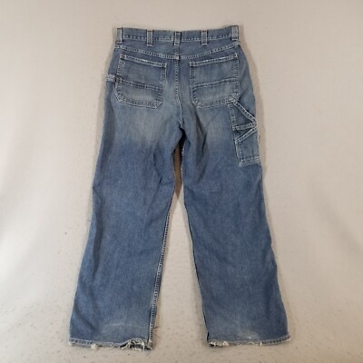 Old Navy painters pants jeans men's 36 x 34 loose baggy blue denim