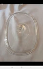Pyrex Corning Ware Replacement Glass Lid DC 1 1/2 C Oval Casserole