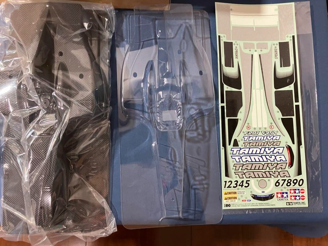 TAMIYA F201 CHASSIS KIT オリジナルボディ付き RCC F201シャーシキット オリジナルボディ | 鉄道模型