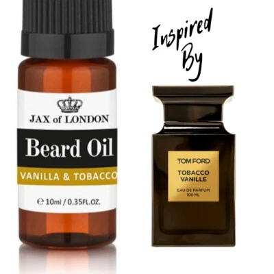 Cologne Inspired Beard Oil 10ml – 3 for 2 Deal | Jax of London – 12 Scents