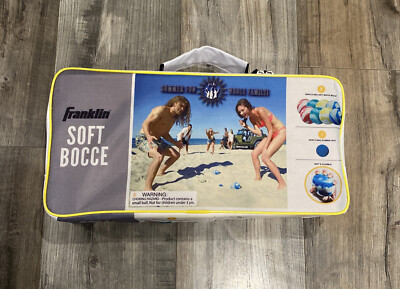 Franklin Sports Soft Bocce Ball Set - 8 Soft Bocce Balls and 1 Scoring Jack
