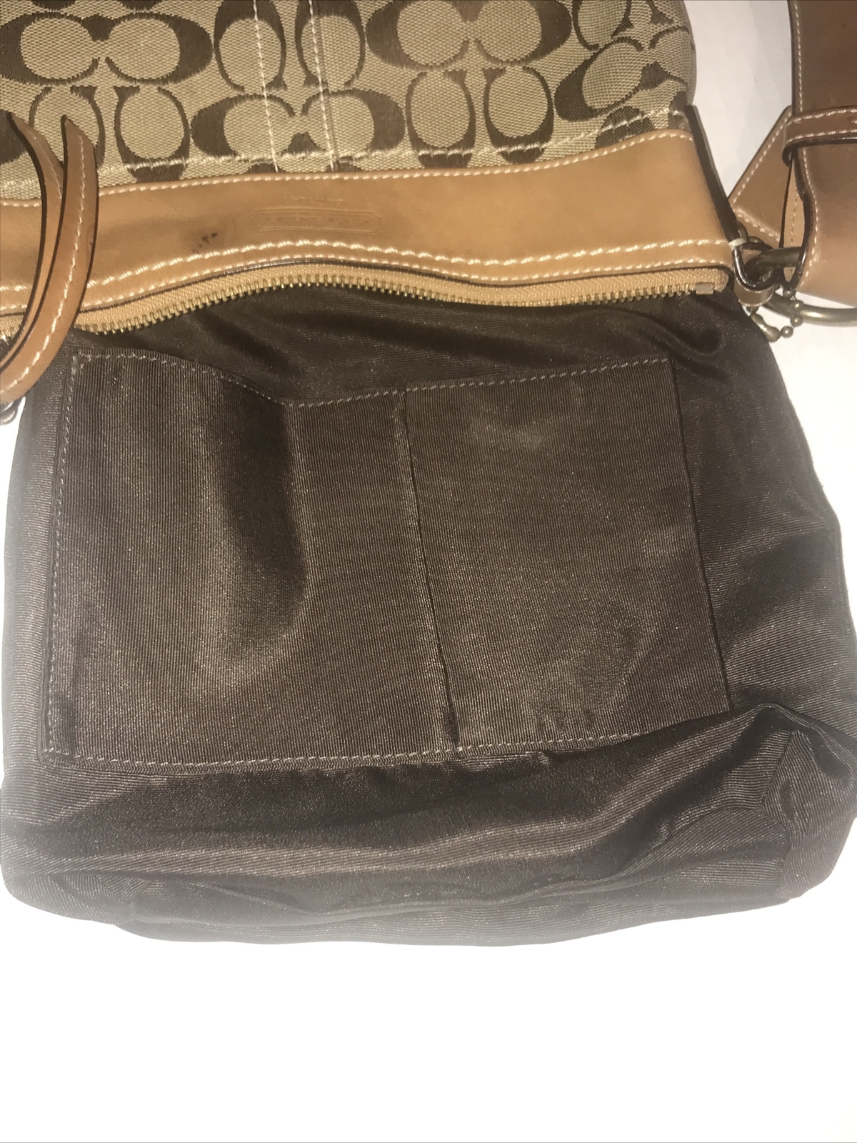 Coach Signature Duffle Crossbody Shoulder Bag Gem