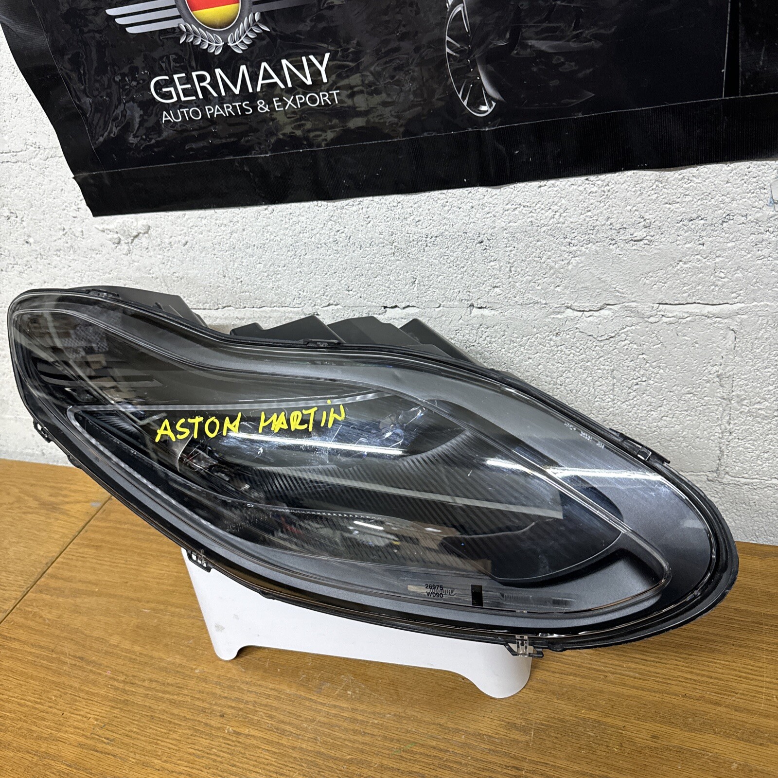 2017-2023 Aston Martin DB11 Black LED Headlight Right Passenger RH OEM