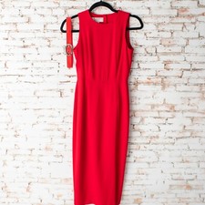 Jones New York Women's 2P Red Sleeveless Dress