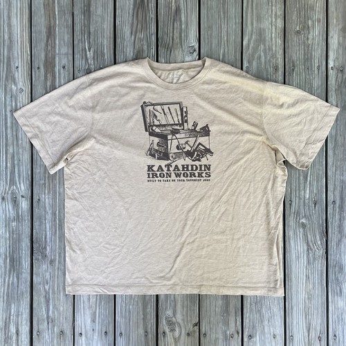 LL Bean Katahdin Iron Works Beige Tan 
