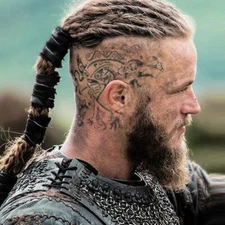Ragnar Inspired Temporary Tattoos - Ragnar Lothbrok Tattoos / Ragnar Halloween