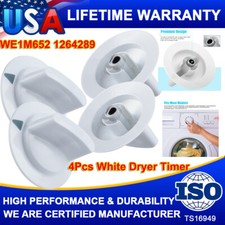 4Pack WE1M652 For GE Dryer Timer Knob AH1482196, EA1482196, PS1482196 PS1482196