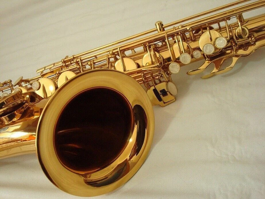 Saxofón tenor dorado profesional nuevo ¡¡cantidad limitada a la venta!!! Foto 3 de 4