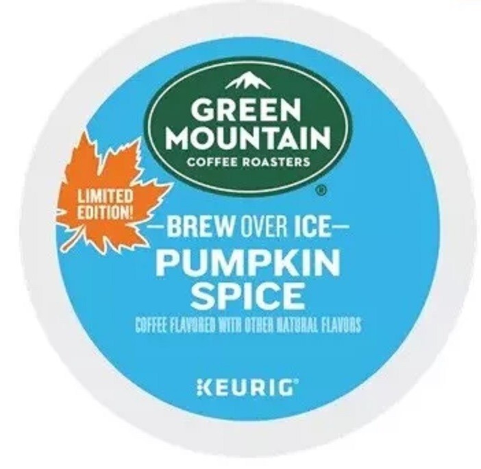 Green Mountain Brew Over Ice Pumpkin Spice 72 K-cups - Bulk 