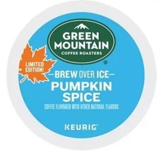 Green Mountain Brew Over Ice Pumpkin Spice 72 K-cups - Bulk Packaging