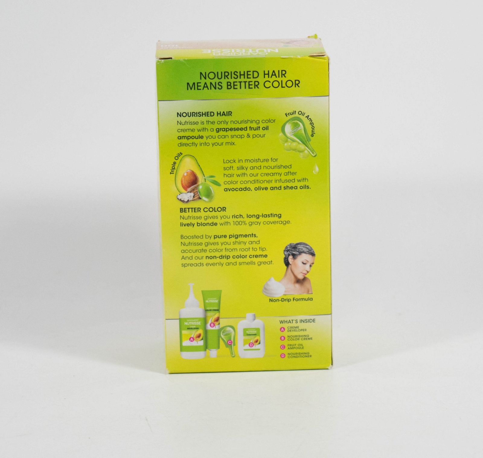 Garnier Nutrisse Nourishing Hair Color Creme #100 EXTRA LIGHT NATURAL BLONDE