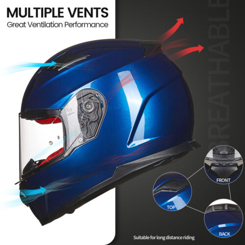 ILM Seller Refurbished Full Face Motorcycle Helmets for Adults Dual Sport DOT - Picture 55 of 76