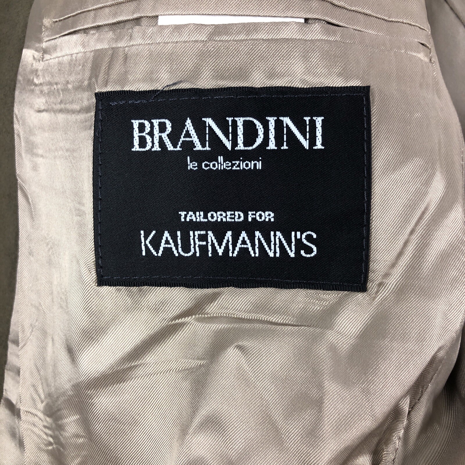 Brandini Solid Brown Microfiber Three Button Blaz… - image 11