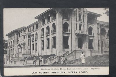 Sierra Leone Postkarte - Gerichte, Freetown T9470