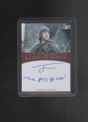 2022 Game of Thrones The Complete Series 2 Joseph Quinn