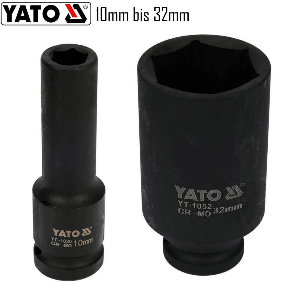 YATO Clé à douille pour visseuse à percussion 1/2" 10-32 - Photo 1/1