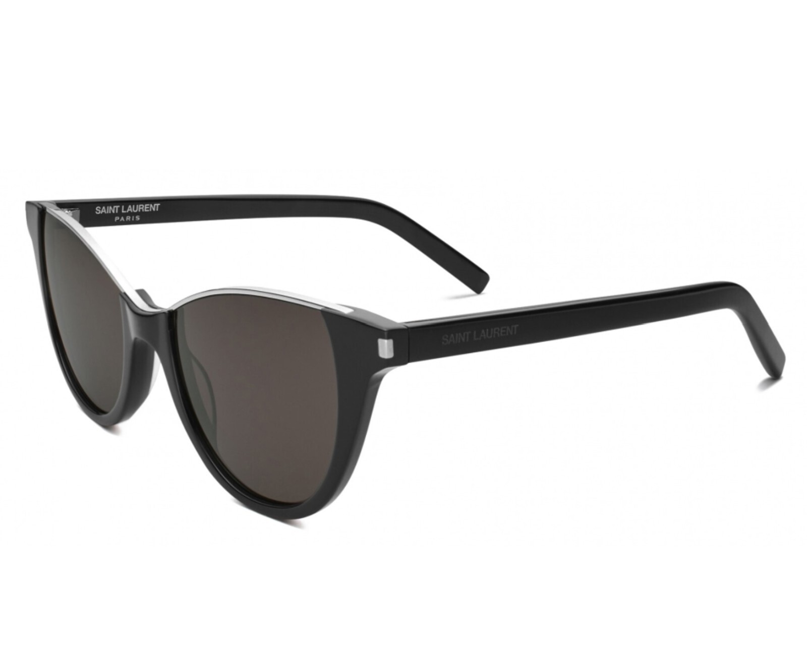 Nuovi SAINT LAURENT SL368 001 STELLA 51mm Occhiali da sole Nero Lucido Italia