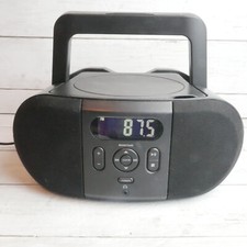 ONN Model  100008719 CD Player Boombox Radio Color Black Tested Working