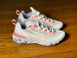 nike react pale pink