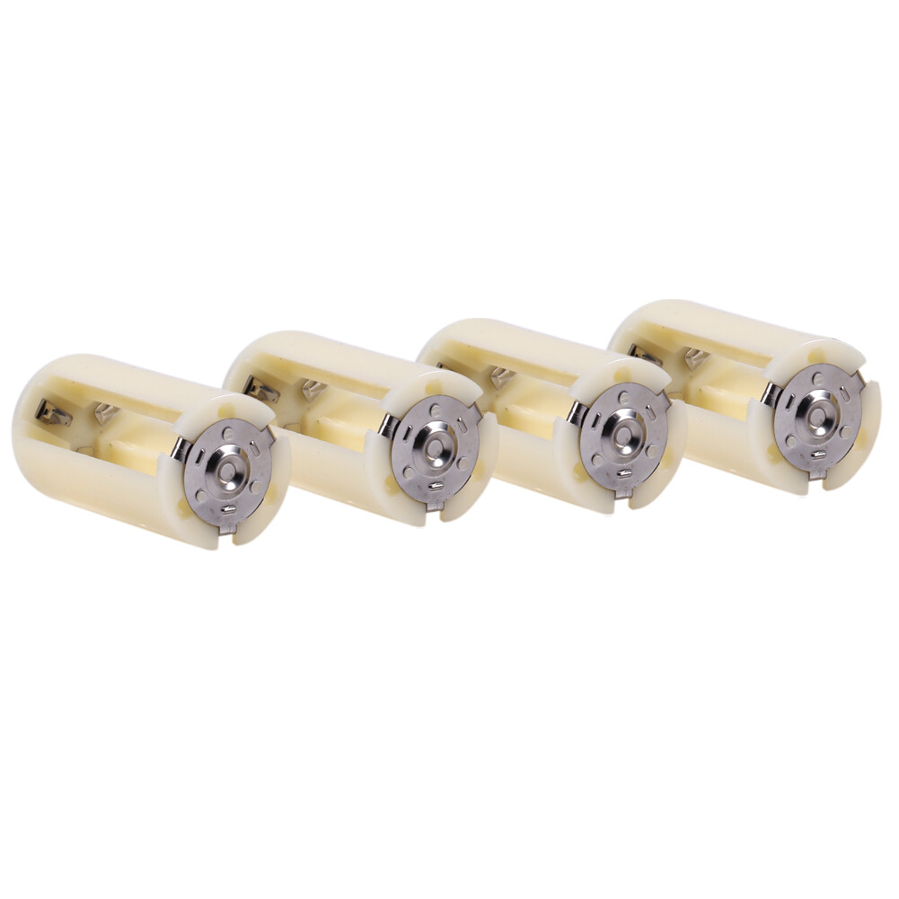 4pcs AA To D Battery Converter Cases Strong Toughness For Electronics