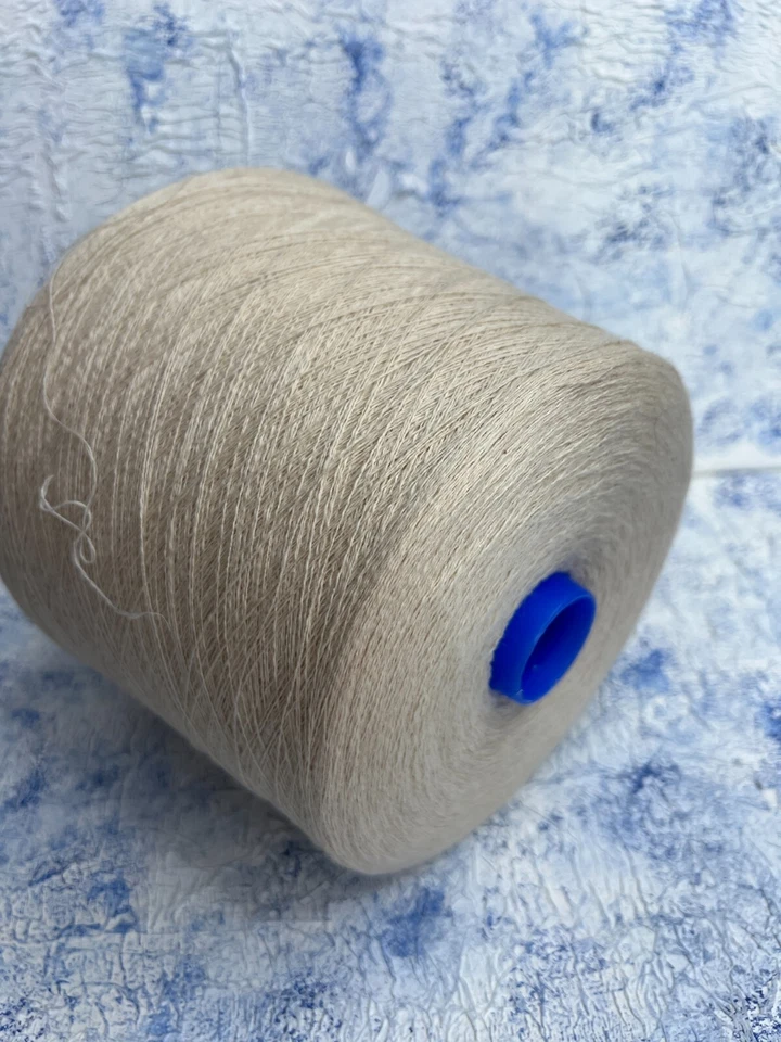 Кашемировая хлопковая кружевная пряжа на конусе 78/22% кашемир/хлопок Todd&Dunkan, на 100 г - Изображение 4 из 4