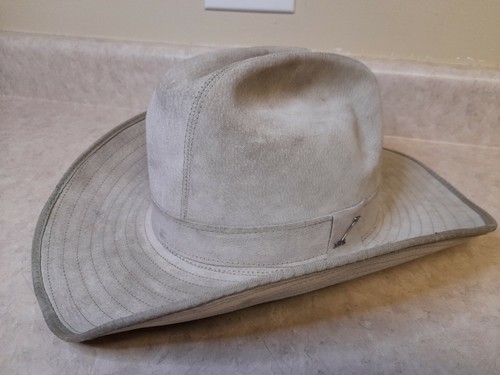 Stetson Cowboy Hat W/ Stetson Pin! 7 1 