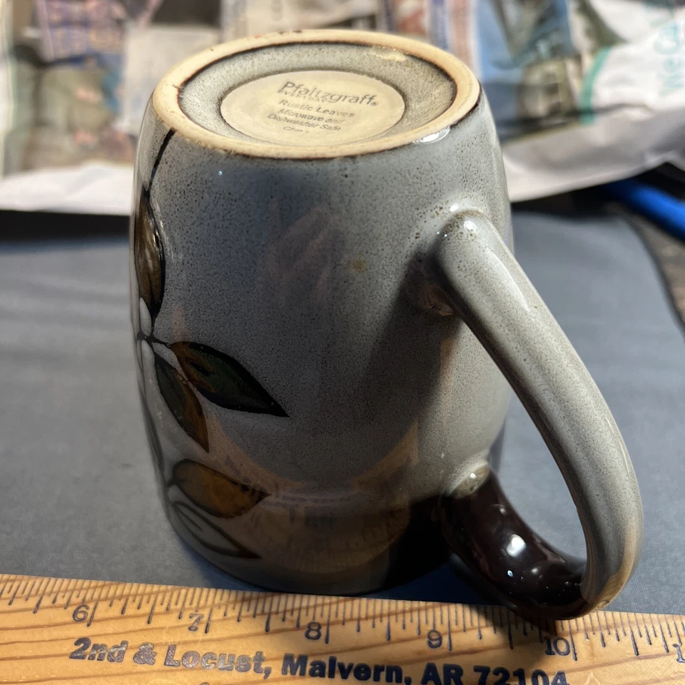 Taza/taza de café Pfaltzgraff todos los días hojas rústicas Foto 2 de 4