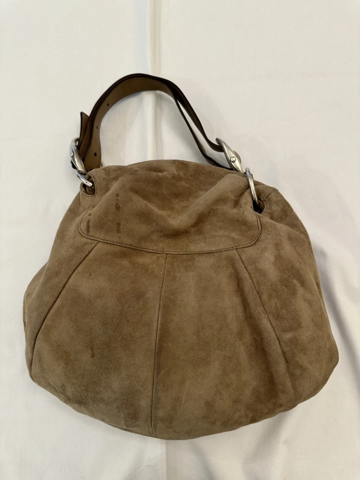 Bolso YVES SAINT LAURENT Gamuza Cuero Nadja Rosa Pétalos Caramelo Foto 4 de 4