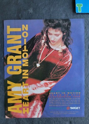 Amy Grant Heart In Motion Album & Tour Promo Print Advertisement ...