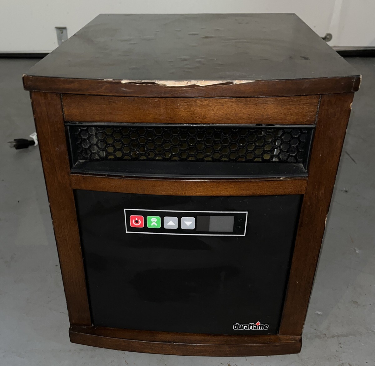 Duraflame Bristol 1,000 Sq. Ft. Infrared Heater in Oak Tested And Working.  | eBay