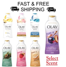 Olay Body Wash for Women,Hydrating &Moisturizing For All Skin Types,Select Scent