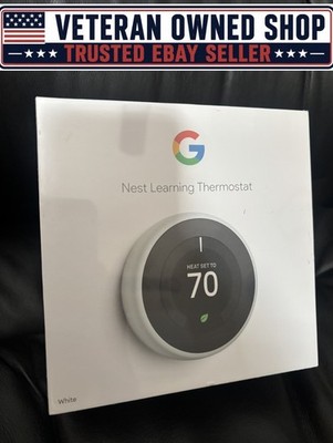 *SEALED* Google Nest Learning Thermostat 3rd Gen A0013 White