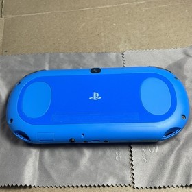 Sony PS Vita 2000 Slim PCH-2000 - Aqua Blue + Charger! Works Good! Minor Flaw!