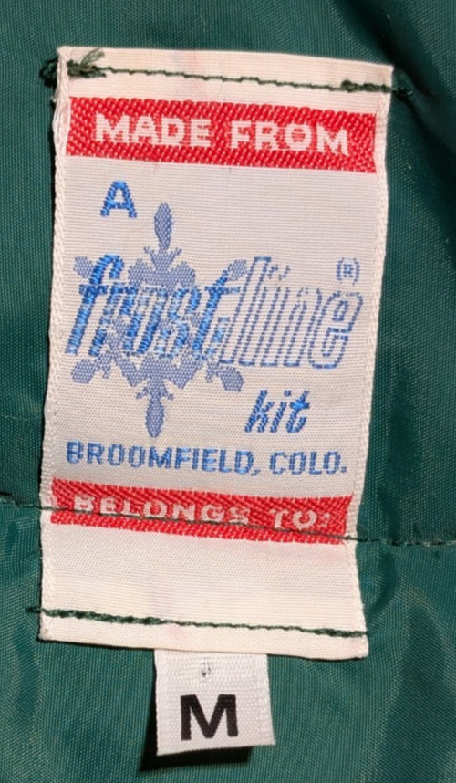 Vintage Frostline Kit Goose-Down Puffer Jacket Size M Classic Green, Boulder CO View 6