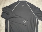 FootJoy Shirt Mens L Black Base Layer Contrast Thermal Performance Stretch Golf