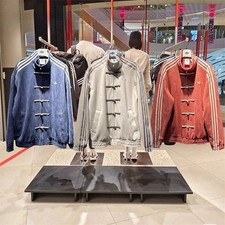 2025 Adidas Originals Snake Year Limited New Chinese Stand Collar Casual Jacket.