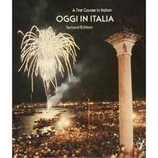 OGGI IN ITALIA A FIRST COURSE IN ITALIAN By Franca Celli Merlonghi - Hardcover