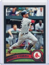 2011 Topps Series 2 Baseball Black #480 Dustin Pedroia No 41 of 60