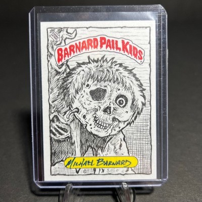 Garbage Pail Kids スケッチカード Dead Ted GARBAGE PAIL KIDS MICHAEL BARNARD ARTWORK 