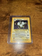 Pokemon Card - Fossil 11/62 - MAGNETON (holo-foil) - NM