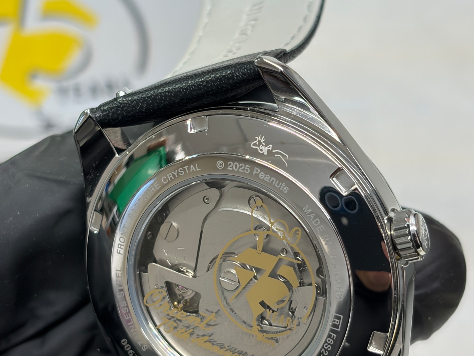 ORIENT - LIMITED EDITION PEANUTS SNOOPY OPEN HEART AUTOMATIC WATCH RA-AR0011S