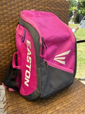 Easton Youth Girls Pink Game Ready 16'' Backpack Bag Softball/Baseball/ Sports