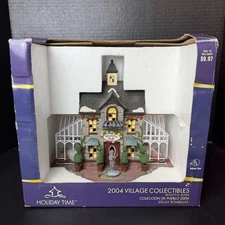 CHRISTMAS VTG  2004 Heartland Village Collectible Beautiful Bulbs Holiday Time