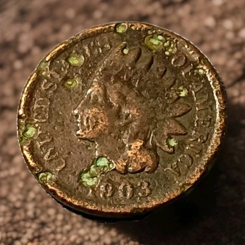 1903 Indian Head Cent Actual Coin Shown - A25