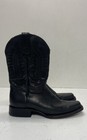 J.B. Dillon Reserve Black Leather Square Toe Cowboy Western Boots Men's Size 9D — photo 3